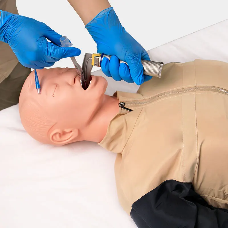 

Advanced cardiopulmonary resuscitation simulation human whole body CPR artificial respiration first aid training model dummy