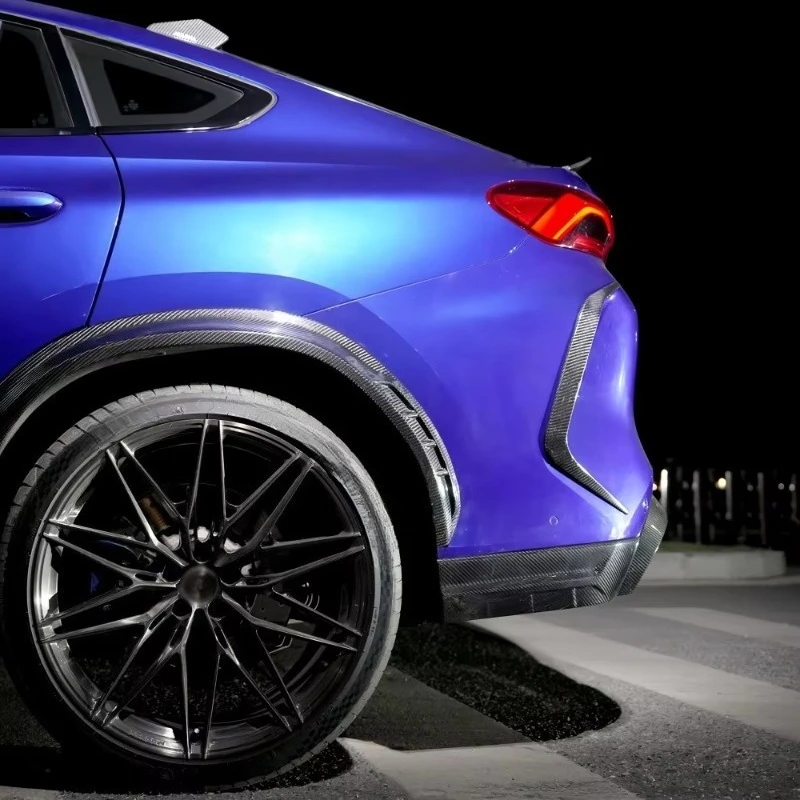 Upgraded Body Kit with Aul Style Dry Carbon Fiber Wheel Arches and Wheel Arch Decorations, air Power Kit Suitable for X6M