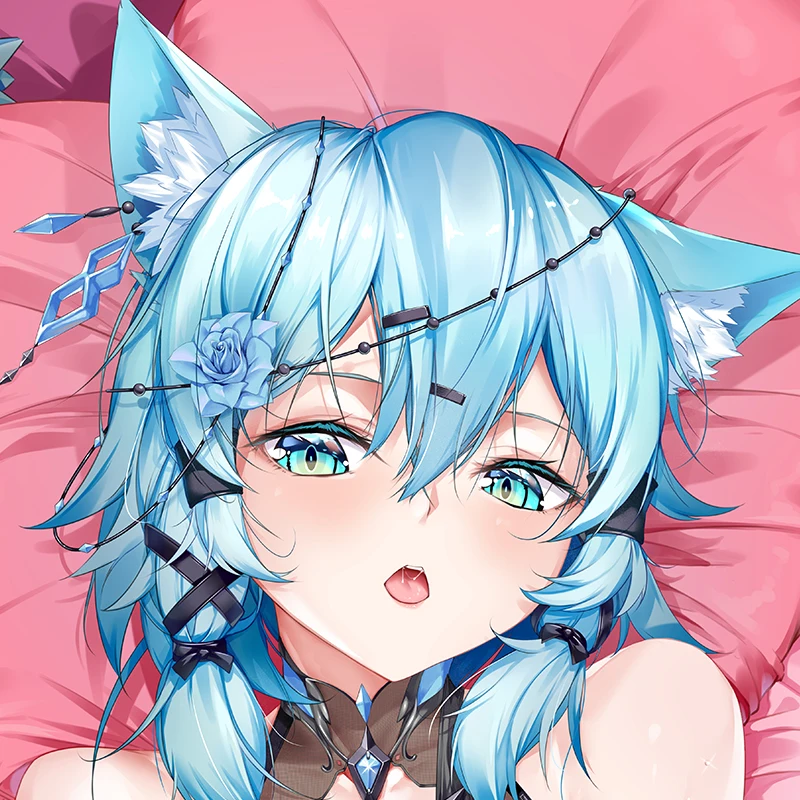 Sword Art Online pokrowiec na poduszkę ucho kota Sinon Sao Dakimakura