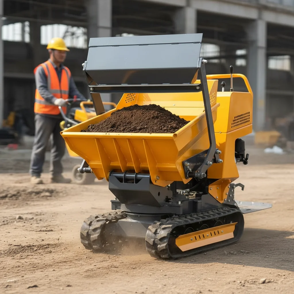 

Mini Crawler Dumper 500kg EURO 5 EPA High Quality Garden Farm Use Fast Delivery