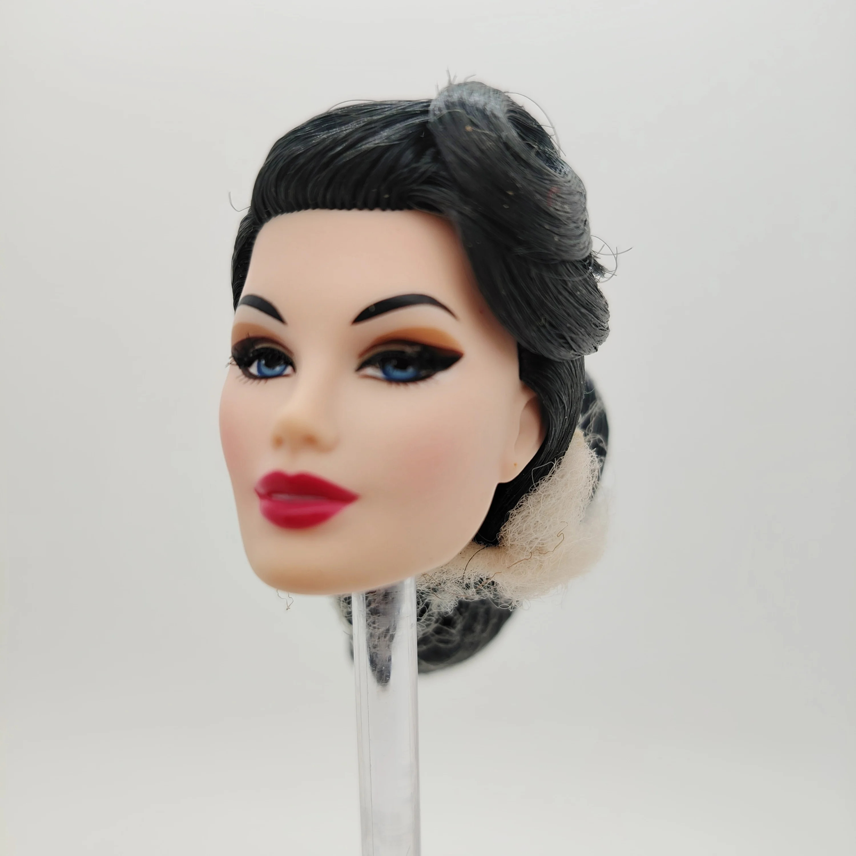 Fashion Royalty Gloria Grandbuilt Katy Keene Black Hair Integrity Female Doll Head
