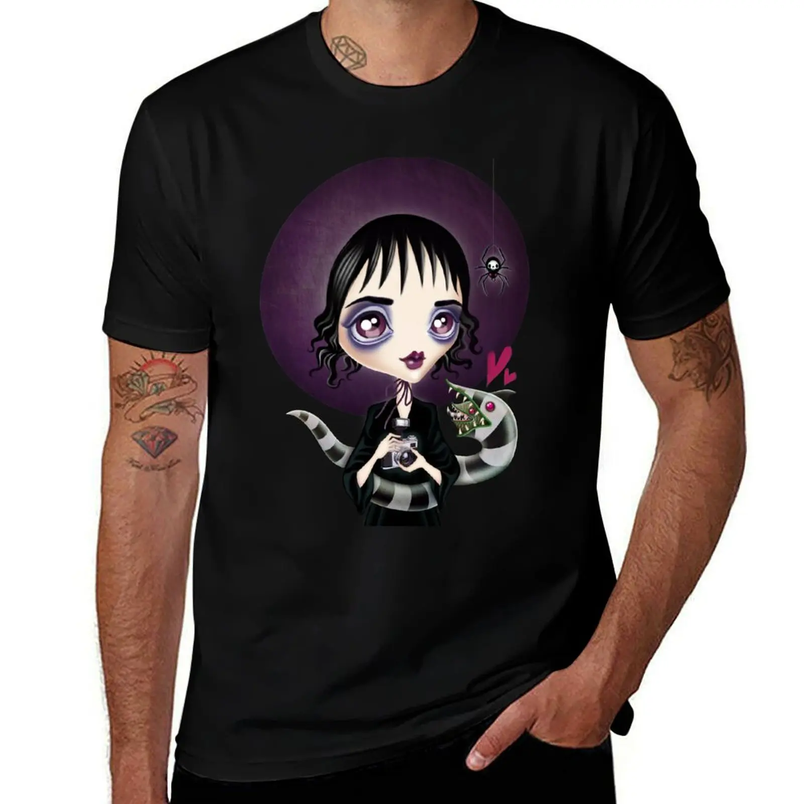 

Strange and Unusual - Lydia Deetz T-Shirt Plus Size Street Style Tee