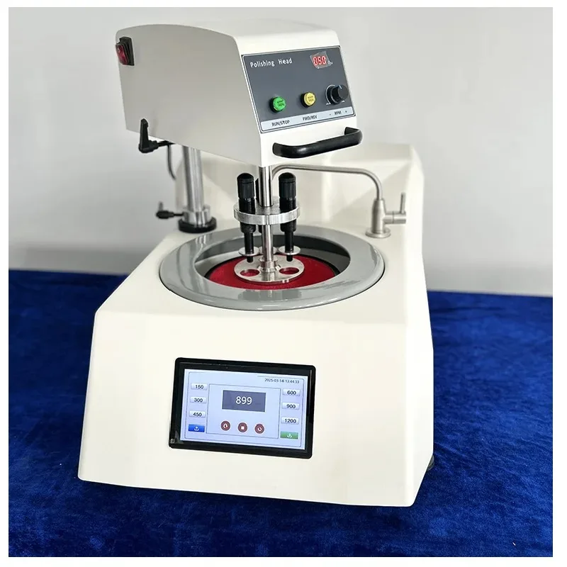 Digital Metallographic Grinding Machine Touch screen Interface & Auto Water Cooling alloy preparation polisher