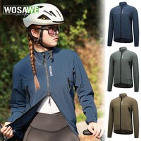 WOSAWE Cycling Jacket Men Women Windproof Lightweight Breathable Jackets MTB Bicycle Long Sleeve Windbreaker Road Bike Jersey