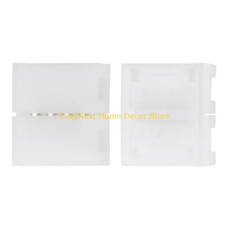 92MF Solderless Clip-On Con.cector 4 Pin 10mm for 5050 RGB LED Strip Light