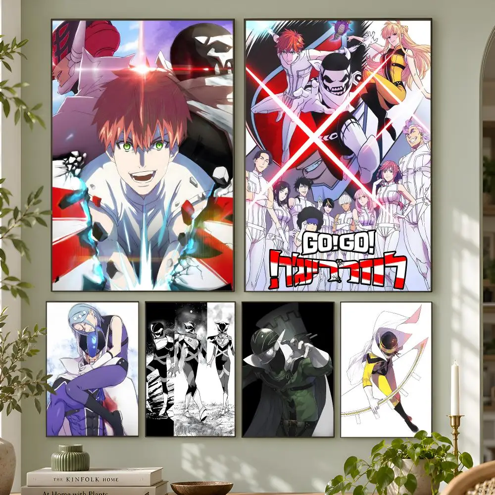 Anime Go! Go! L-Loser R-Ranger Poster Wall Art Home Decor Living Room Bedroom Office Dorm Apartment Gift