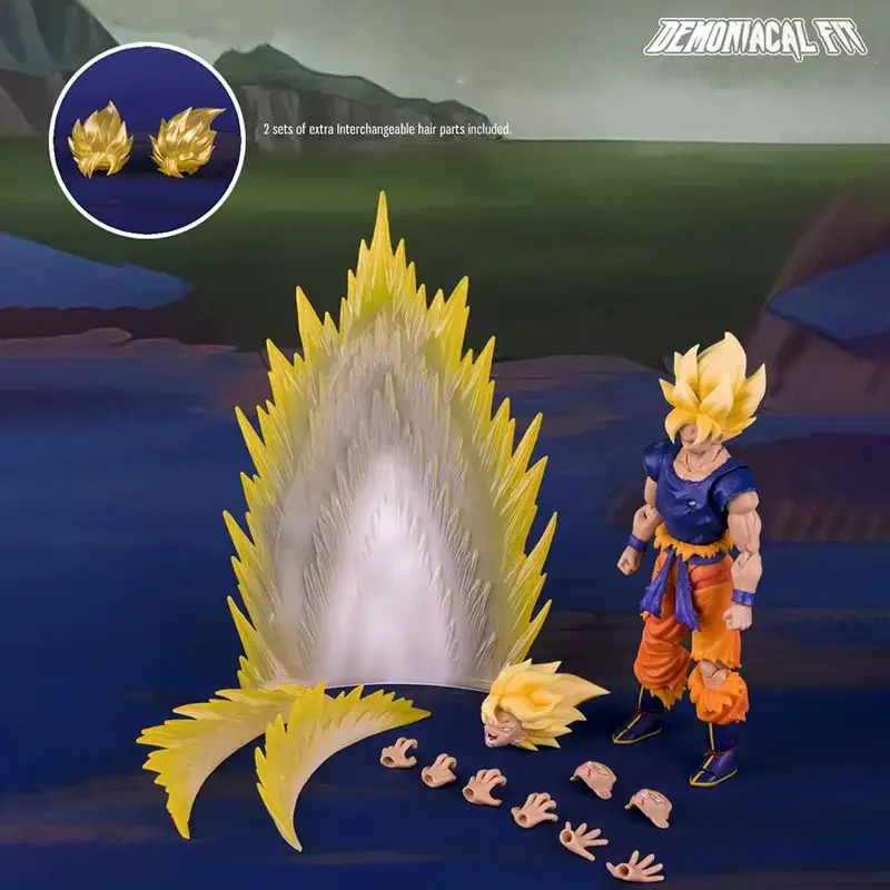 

Коллекционная фигурка Dragon Ball Z Гоку Demoniacal Fit Rage Awakening Battle Damage SHF для декора рабочего стола
