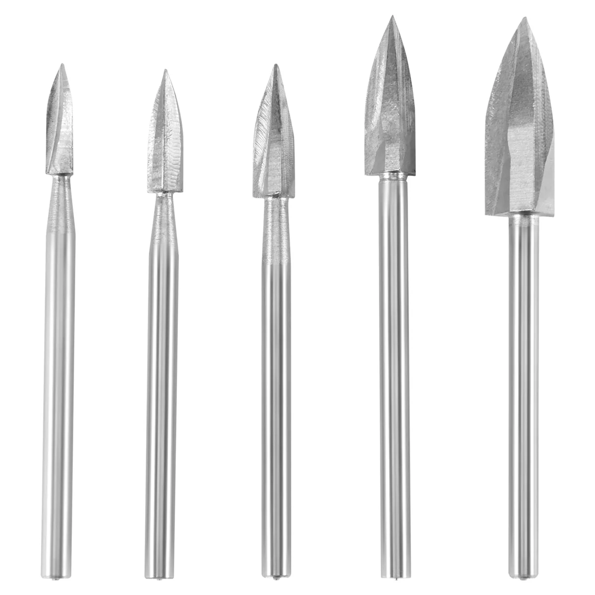 5 pezzi di accessori per trapano per intaglio e incisione del legno, montaggio universale per utensili rotanti (5 pezzi)