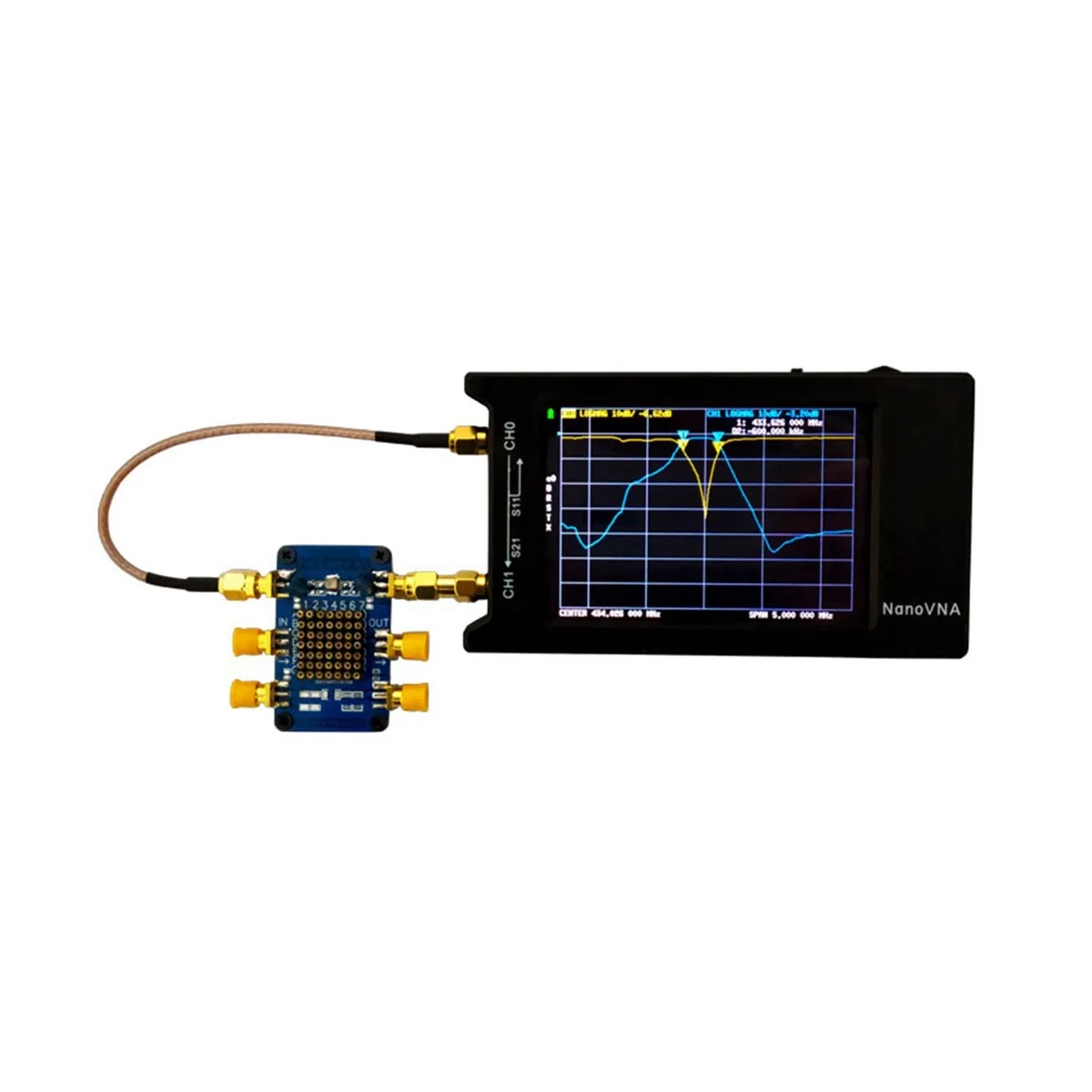 

NanoVNA Testboard Kit VNA Test Demo Board Vector Network Analyzer Testing Board