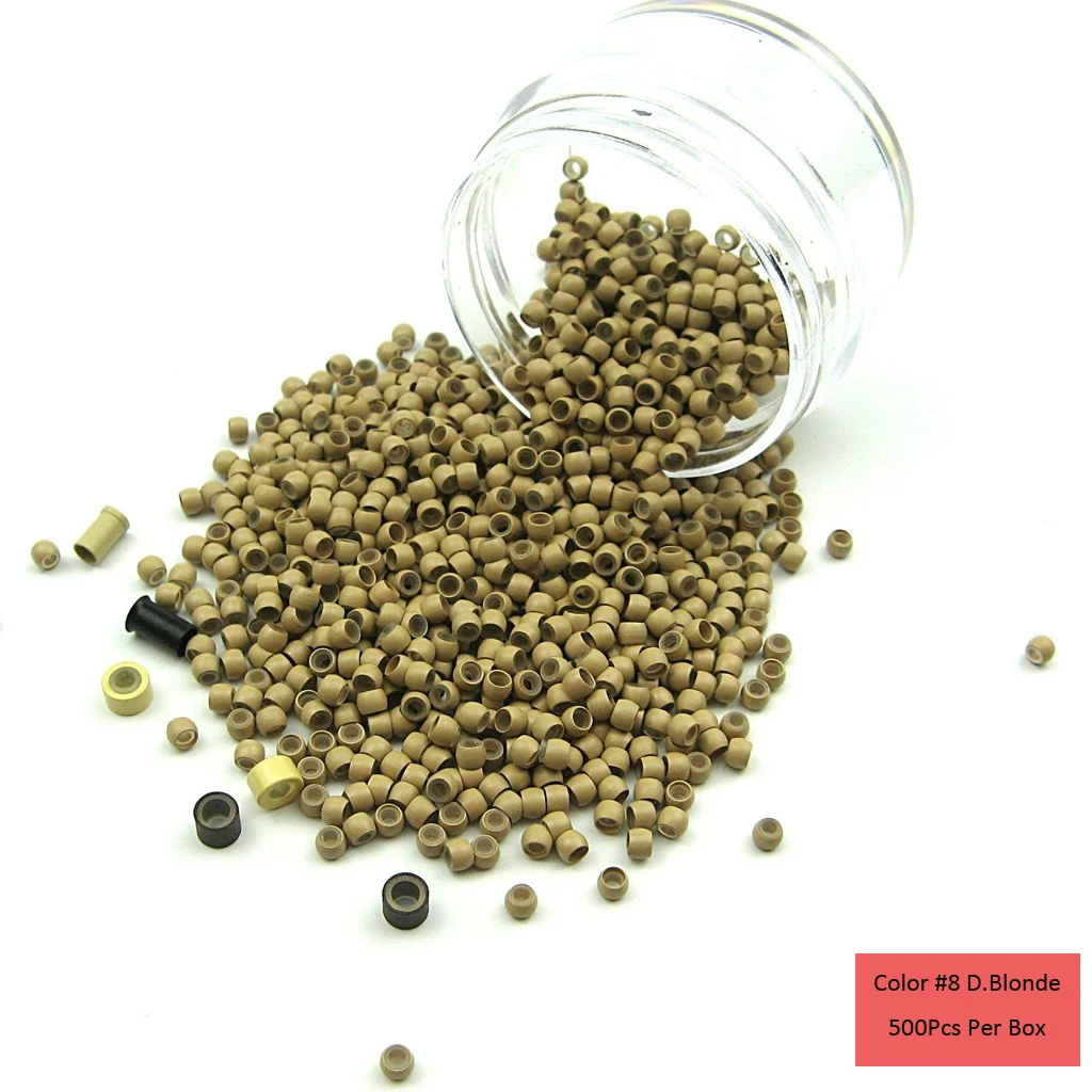 3.0MMNano RingHair Extension Silicone NANO Bead Silicone Lined Micro Rings ForNano Tip Hair Extensions1000units Nano Micro Ring