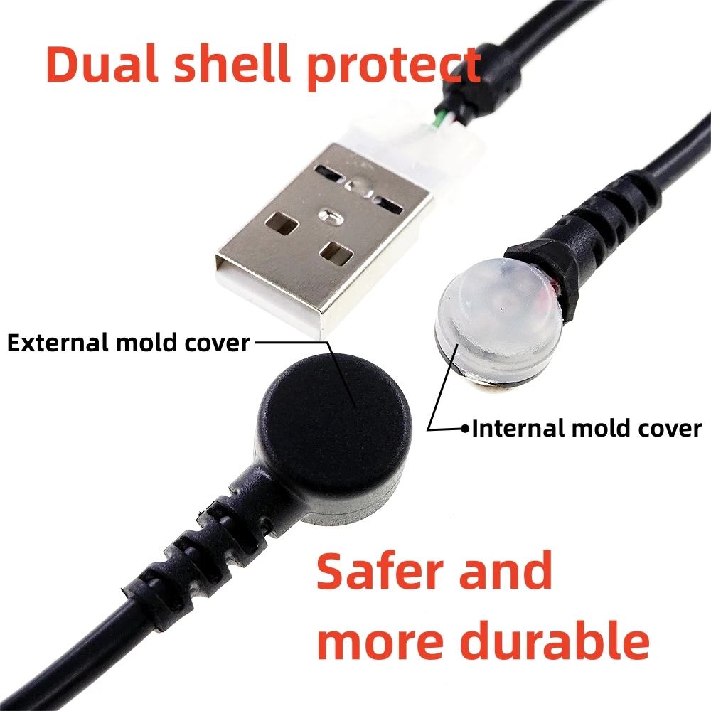 1 Set  4 5 6 7.5 8.5 10.0 MM Magnetic DC Smart Water Cup Charging Connector 2A High Current Strong Force LED Light Power Socket