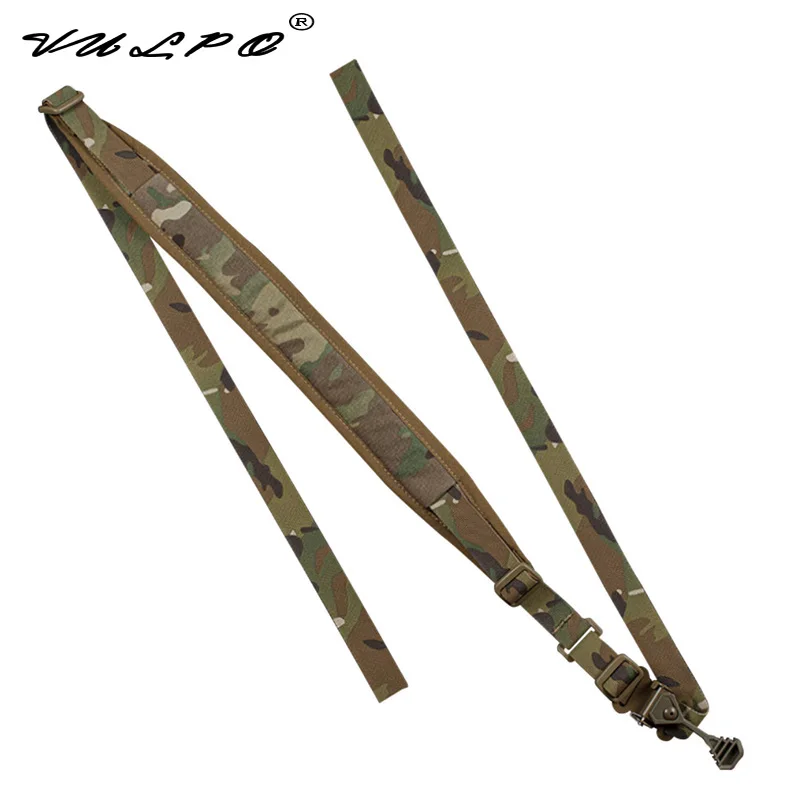 VULPO Tactical Two Point Sling Modular Rifle Dual Point Rapid Release Non-Slip Padded Shoulder Strap Combat Hunting Accessories