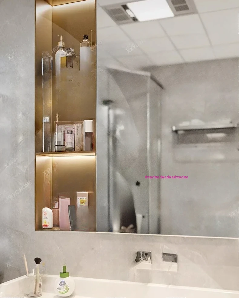 304 Stainless Steel Embedded Bathroom Shelf Niche