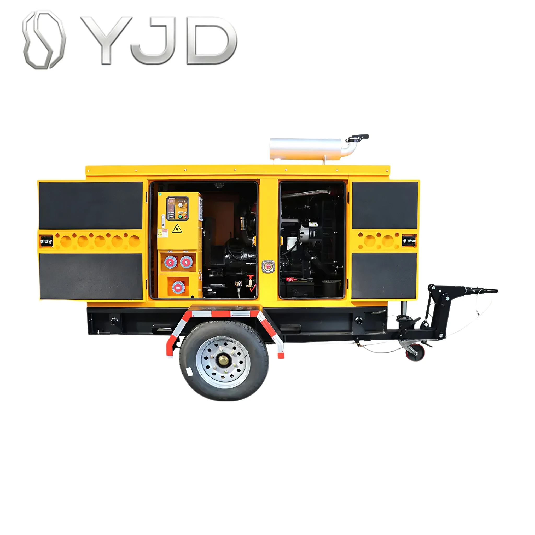 Mobile Trailer diesel Generator Automatic Start Remote Start Silent Waterproof Generator Set