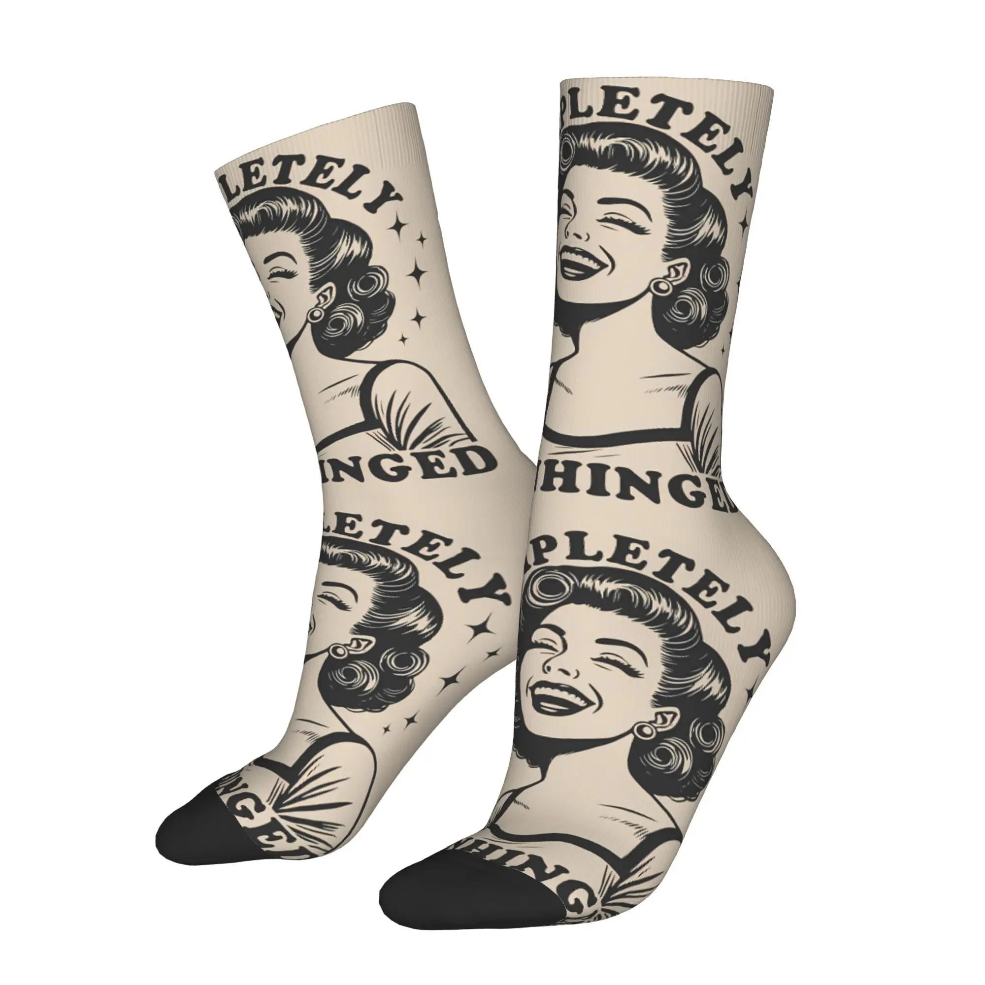 

Pin Up Girl Sock Printed Man Polyester