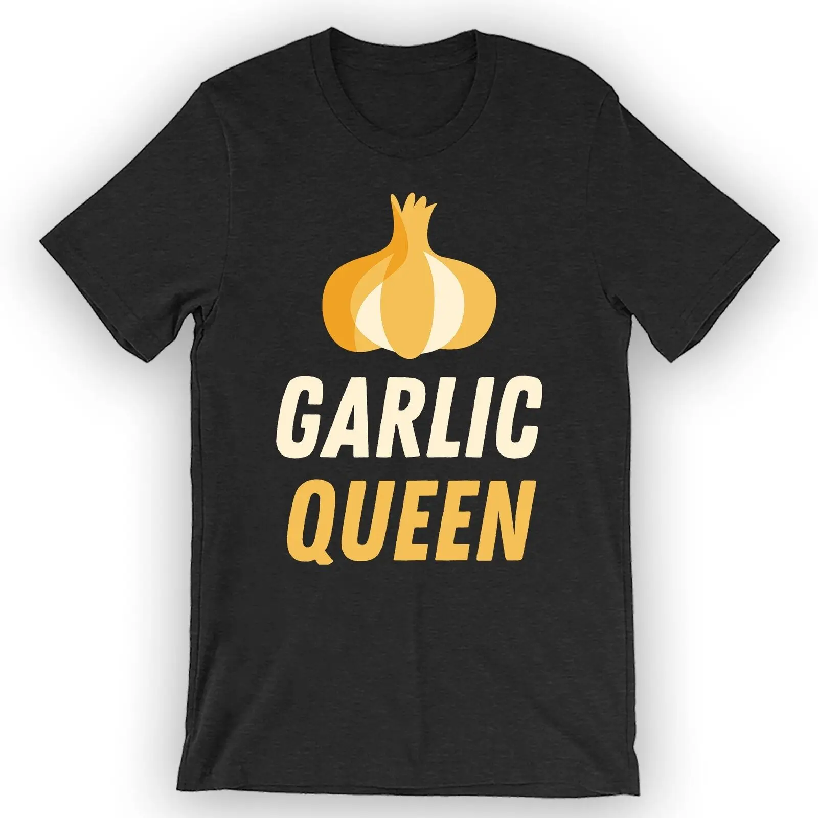 Unisex Garlic Queen T-Shirt Culinary School Gift Idea