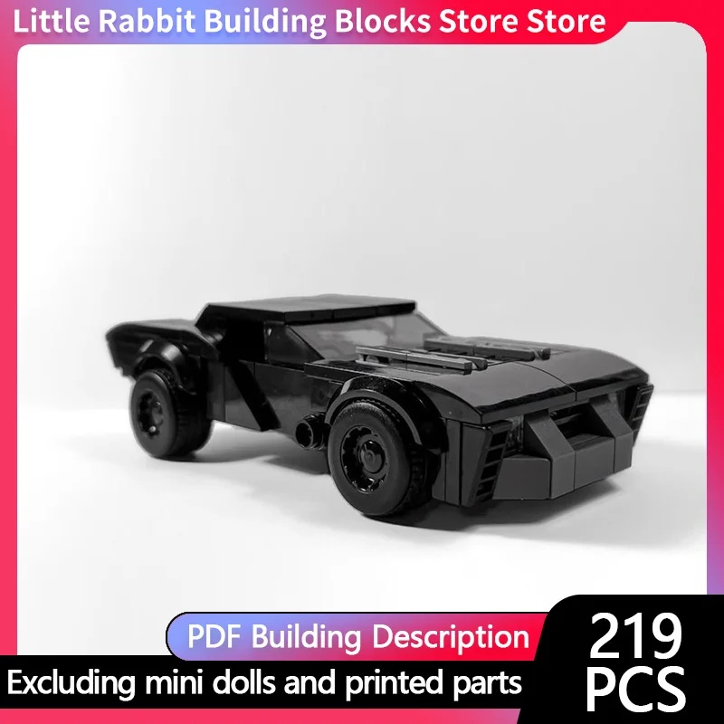 Speed Racing Car Model MOC Building Bricks Special Vehicles For Hero Movies Modular Technology Children Holiday Gifts Toys Suit