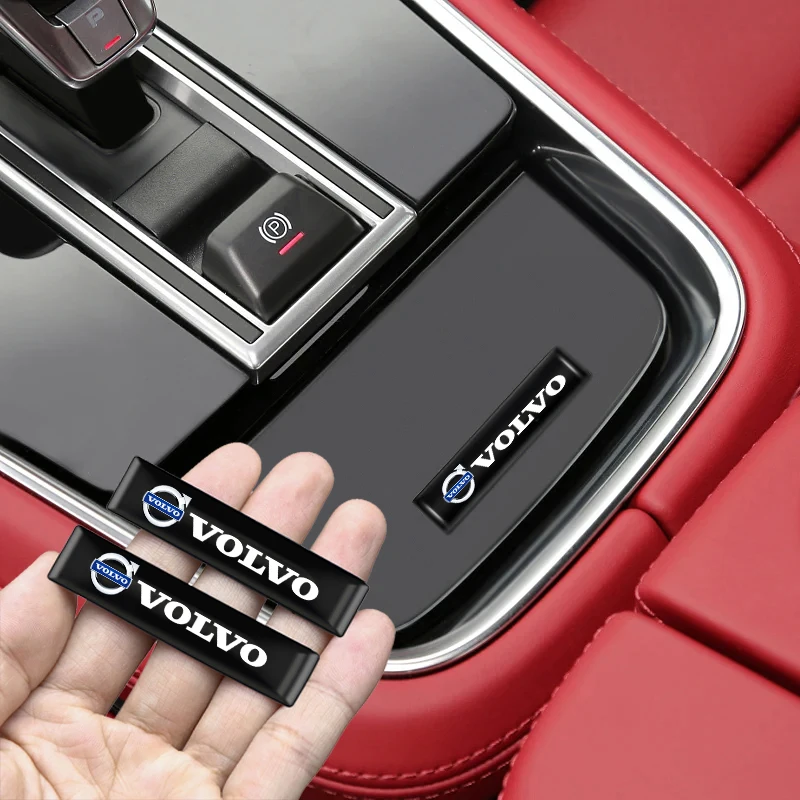 2/4/10 Uds. Pegatinas decorativas 3D para emblema de coche Volvo V60 V40 XC90 S60 XC60 V50 V70 S90 XC40 S80 V90 EX30 EX90 EM90 C40 S40 S80L