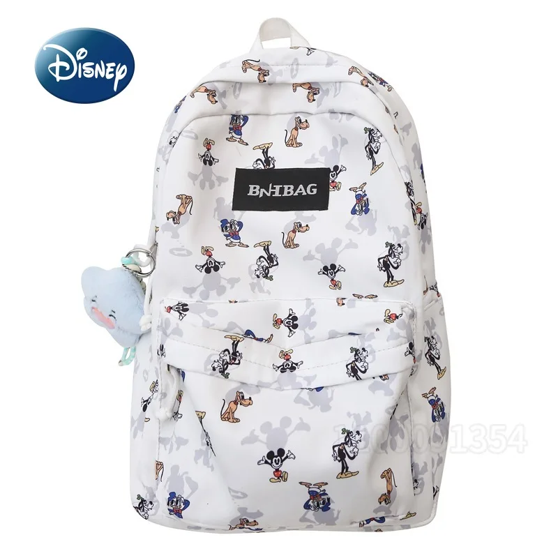 

Disney Mickey New Fashion Backpack Cartoon Cute Women's Backpack Lightweight Simple Leisure Travel Backpack Large Capacity