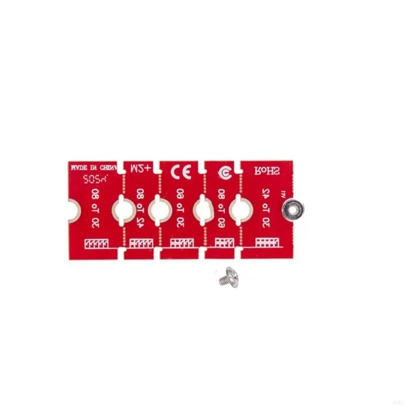 M.2 NGFF to NVME SSDs Extension Bracket with Screw for Computer Case Modification