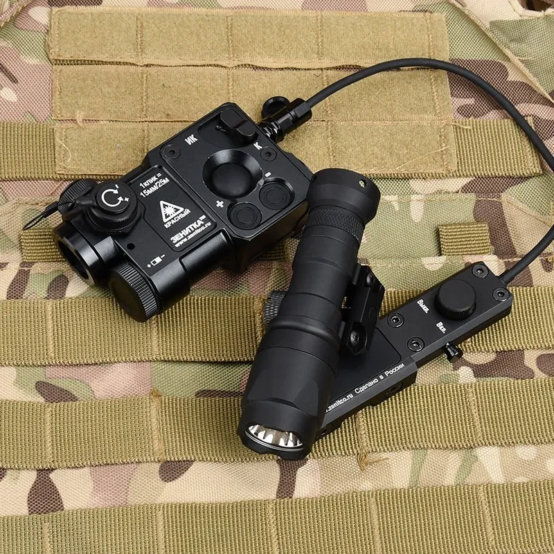 Tactical PERST AII Metal PERST 4 AR15 flashlight Red Green Blue Indicator M300A M600C Hunting Scout Light Fit 20mm Rail SF