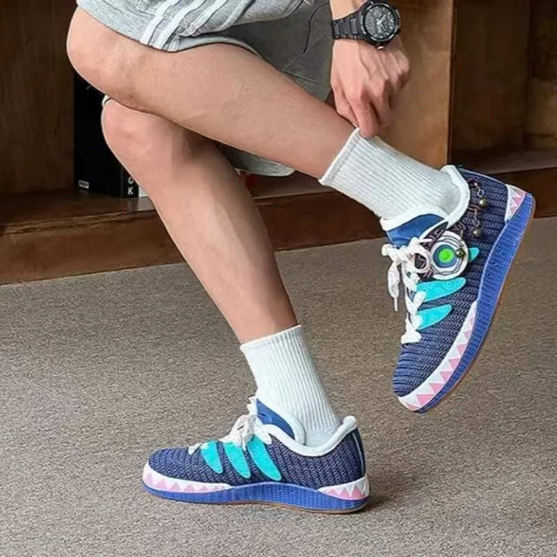 

Spring Fashion Orange Men's Designer Sneakers Skateboard Outdoor Sports Platform Skate Shoes Men Trainers Zapatillas Hombre 2025