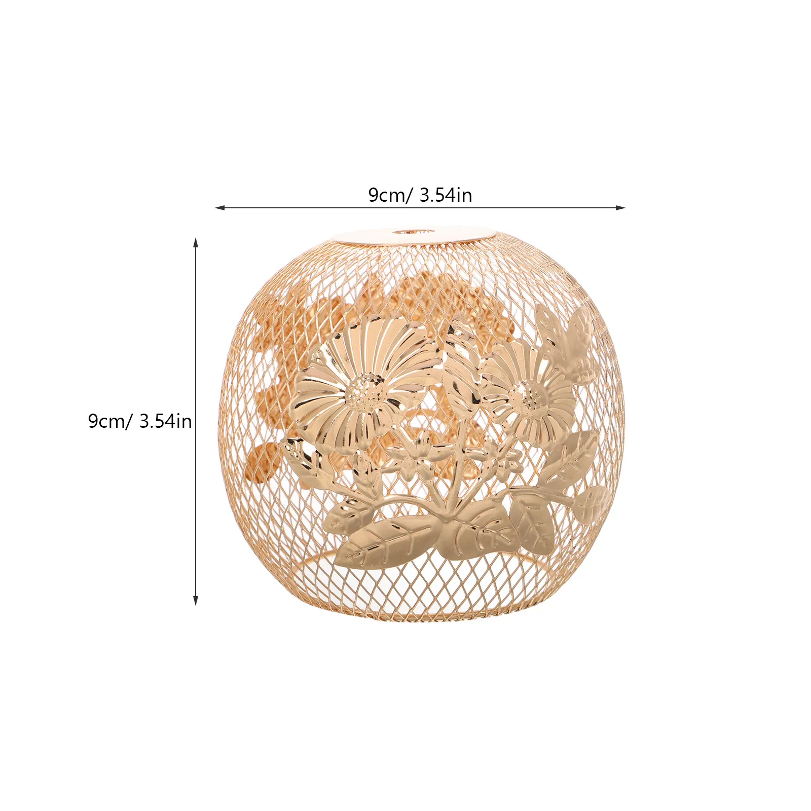 Rustic Wire Lamp Shade Industrial Metal Cage Lamp Guard Pendant Ceiling Light Cover Vintage Iron Wire Lampshade for Farmhouse