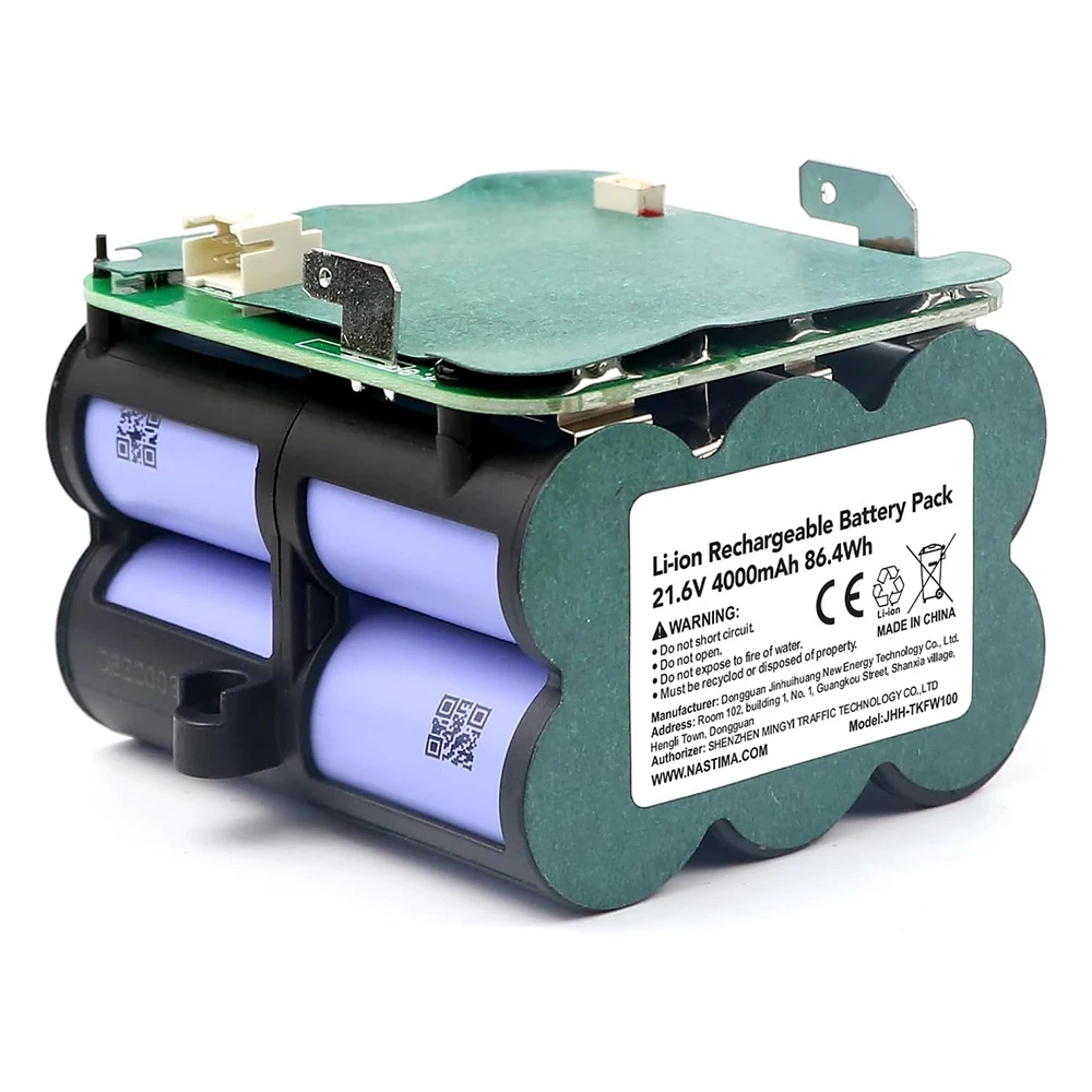 Replacement Battery 21.6V 6000mAh Lithium battery for Tineco Floor One S5 Pro 2, S5 Smart, S5 Steam robotic vacuum cleaner