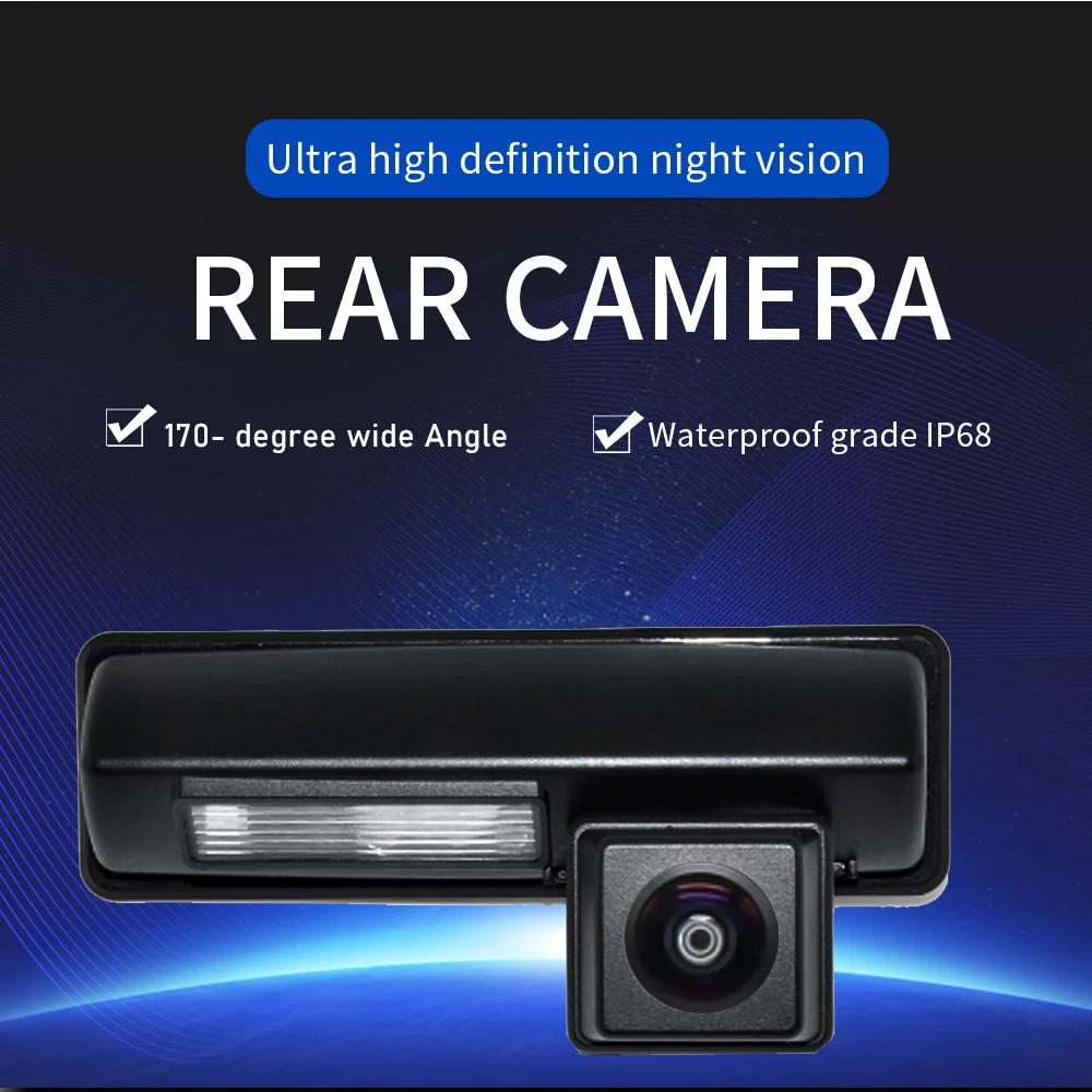 Car Rear View Reverse Parking Camera 170 wide Degree CCD Night Vision for Toyota Camry Aurion XV40 2007 2008 2009 2010 2011 2012