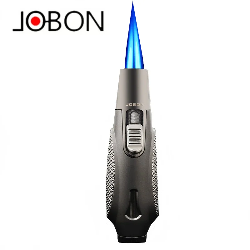 JOBON-encendedor de Metal para hombre, potente encendedor inflable de ignición para el hogar, a prueba de viento, ideal para acampar al aire libre