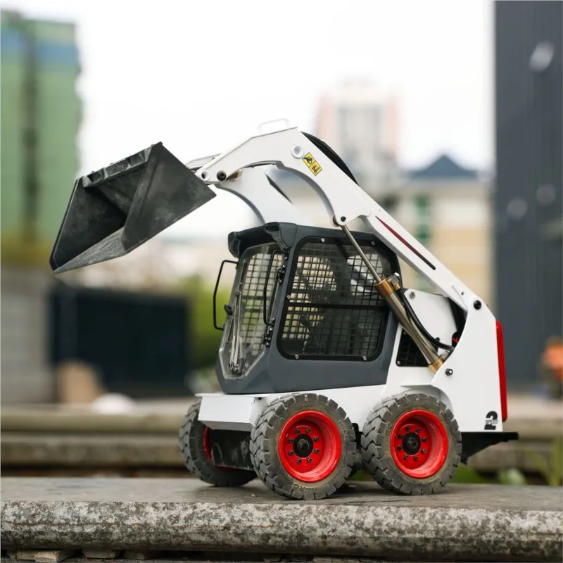 1/14 RC hydraulischer Kompaktlader SM450 I6S Fernbedienung bemalt zusammengebautes Auto mit Rädern Fahrzeug Sound Licht Servo Spielzeugmodell