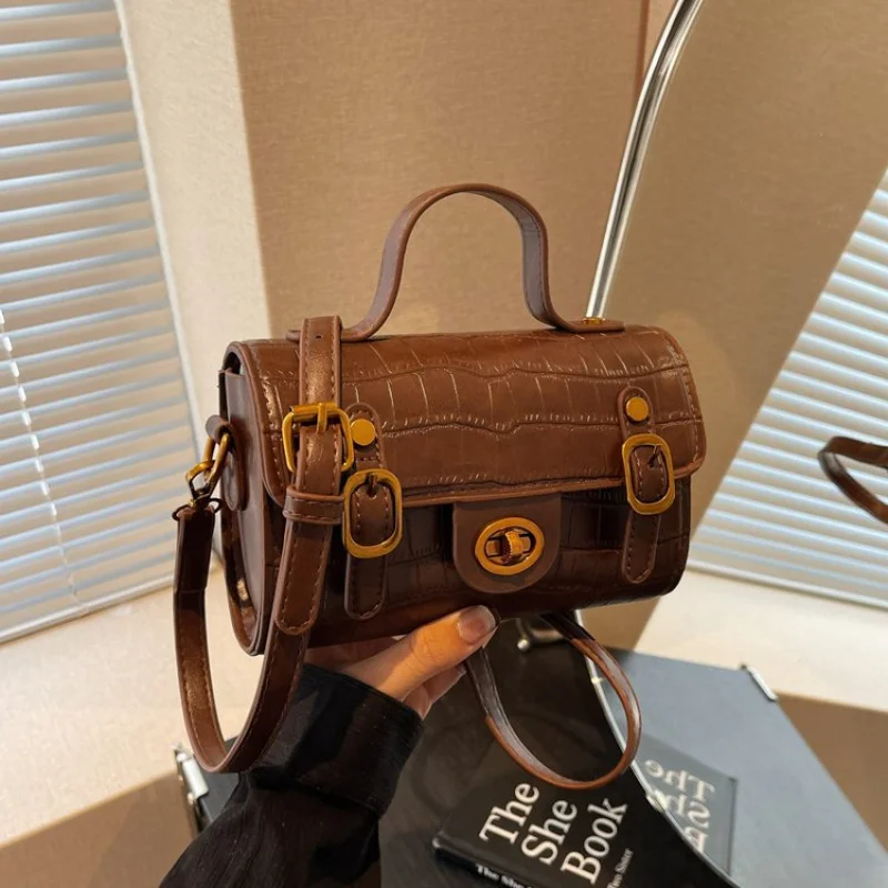 

Элегантная кожаная женская сумка через плечо, элитная роскошная брендовая модная повседневная сумка известного парижского дизайнера