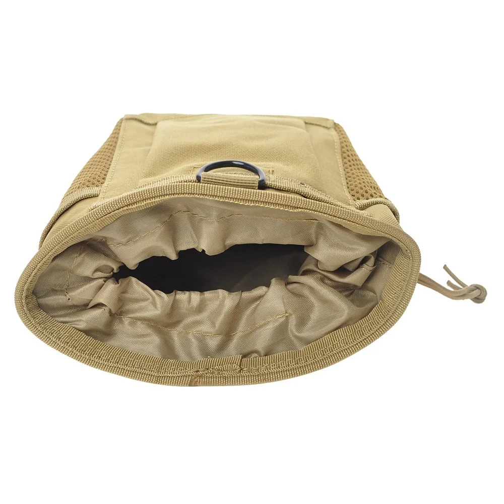 Tactical Molle Dump Pouch Multicam Mag Magazine Dump Bundle, Roll Up Drawstring Ammo Holder, Adjustable Belt Utility Fanny Hip H view 3