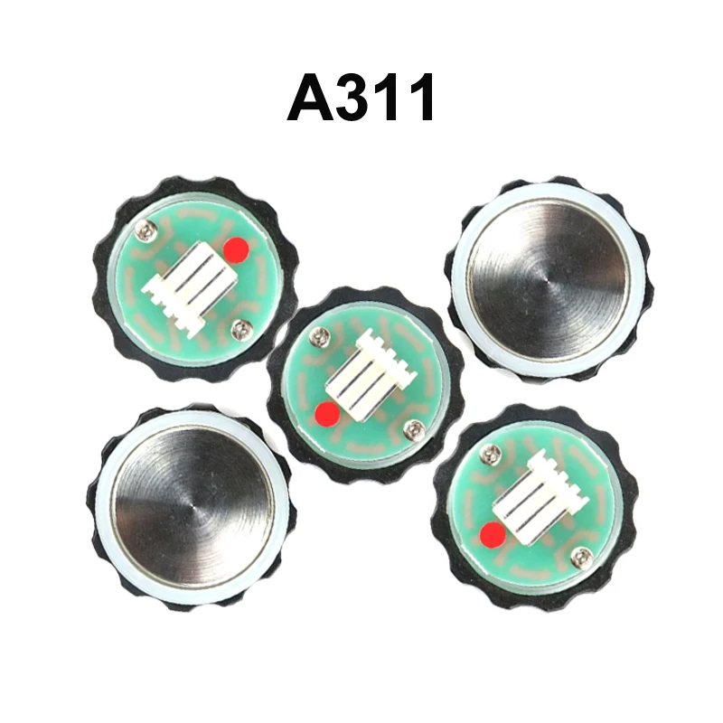 10Pcs A311 Elevator Push Buttons Elevator Lift Parts Red / Blue Light