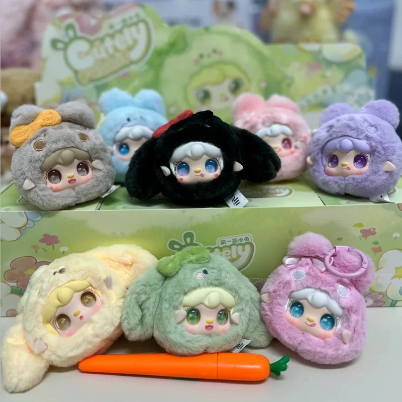 

Подлинная серия Yooki V11 Cutely Rabbit, слепая коробка, виниловая плюшевая кукла, сумка, подвеска, украшение для рабочего стола, модная милая кукла-кролик, игрушка в подарок