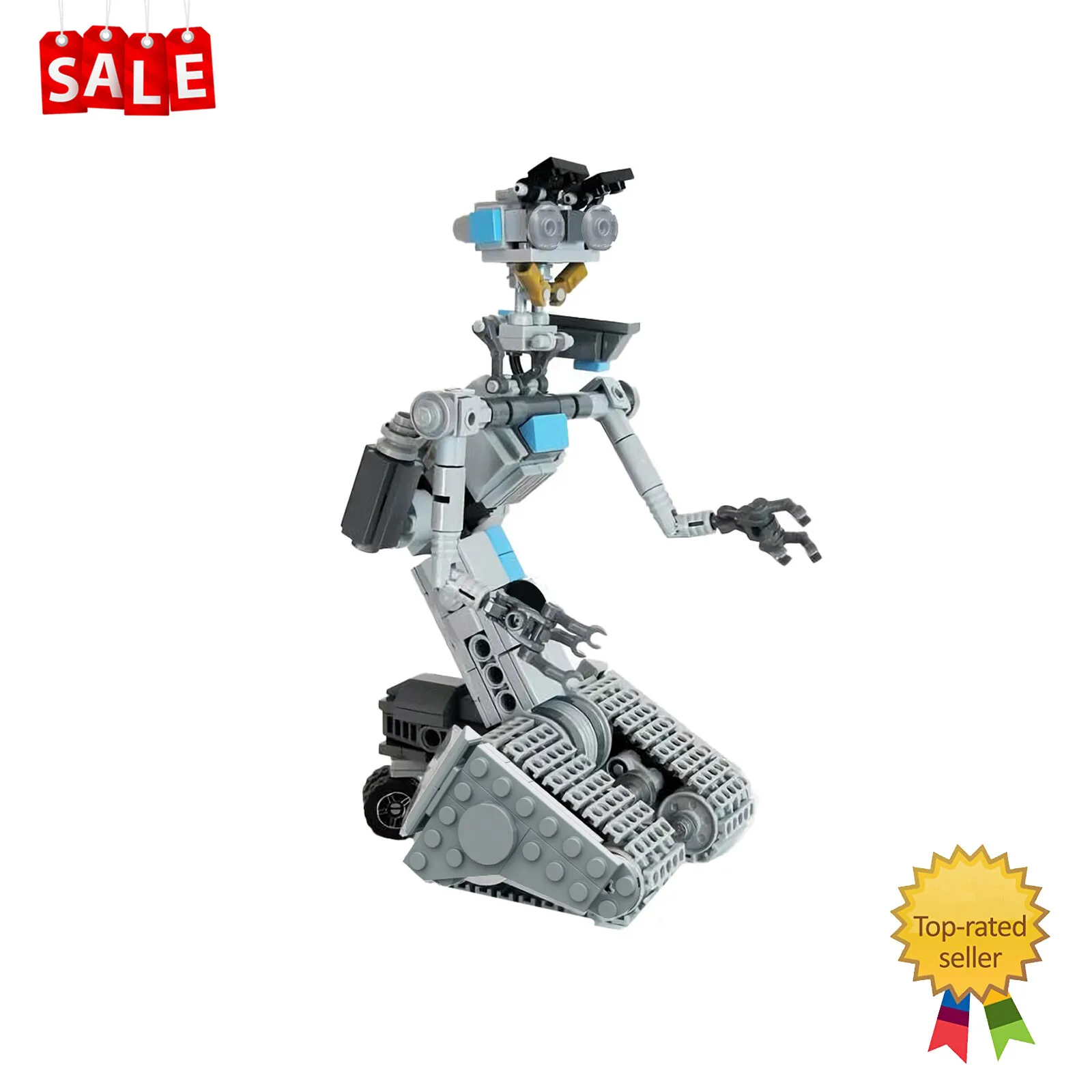 

C9225 Johnny 5: A Friendly, Naive, Self-aware Robot 369 Parts from Comedy Film