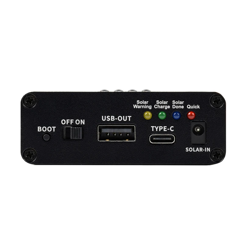 Solar Power Manager (C) Ondersteunt 3x 18650-batterijen (niet inbegrepen) Multi-beschermingscircuits