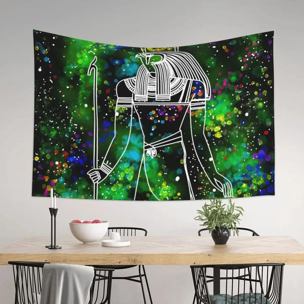 

Horus ( Egyptian ) Tapestry Outdoor Decor Room Aesthetic Carpet On The Wall Room Decor Korean Style Tapestry
