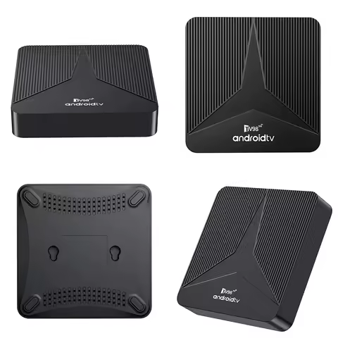 Android 14 Smart TV Box Wifi6 BT5.0 Set Top Box 4K Android Box with Remote