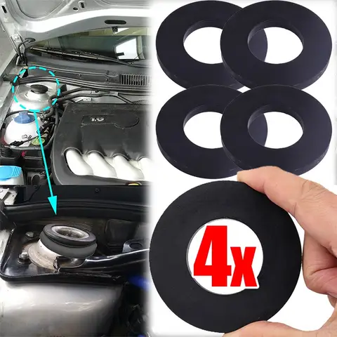 Silenziatore Pad Boccola in gomma per auto Ammortizzatori Supporto universale per torre del puntone anteriore Sospensione Ammortizzante Rondella del cuscinetto Sopra urti