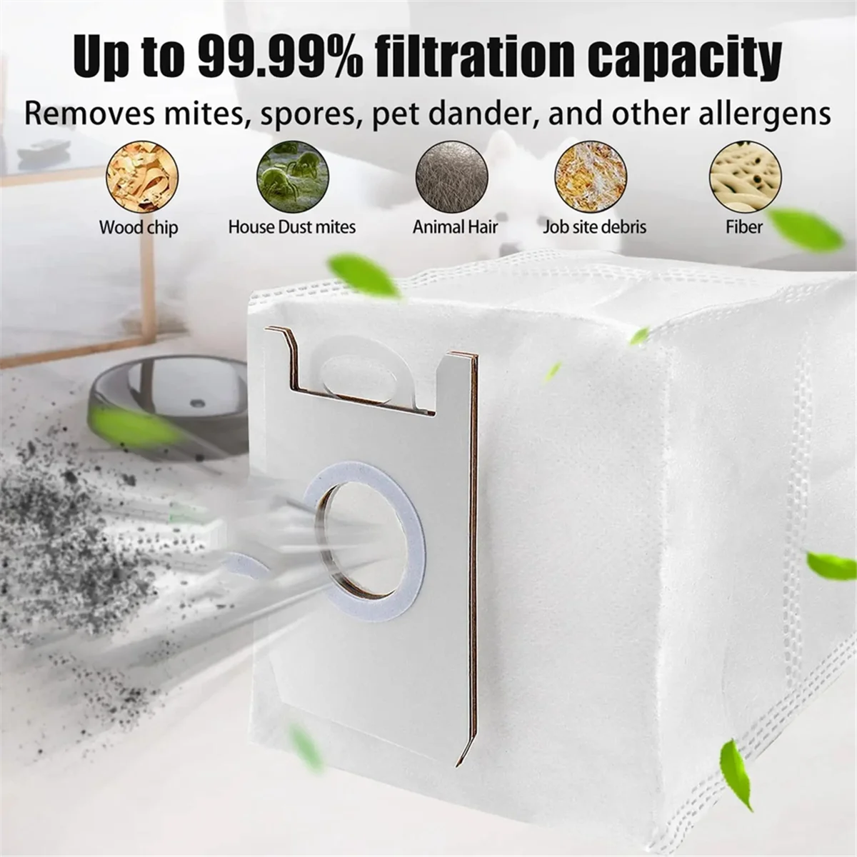 10 шт. для Cecotec Conga 2290, мешки для пыли, аксессуары, запасные части для пылесоса, пылесборник, сменные мешки для пыли