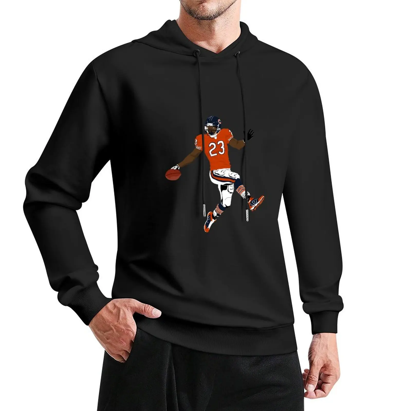 

Пуловер с капюшоном Devin Hester High Step Drawing, корейская одежда, одежда в стиле аниме, мужская одежда, одежда для мужчин, толстовка