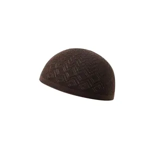 Unisex knit beanie wrap head cap, Muslim Prayer Hats, Islamic Ramadan, Jewish, India, Men Kippah, Arabic, Male 12 Main Sales Hall Jewish - №3