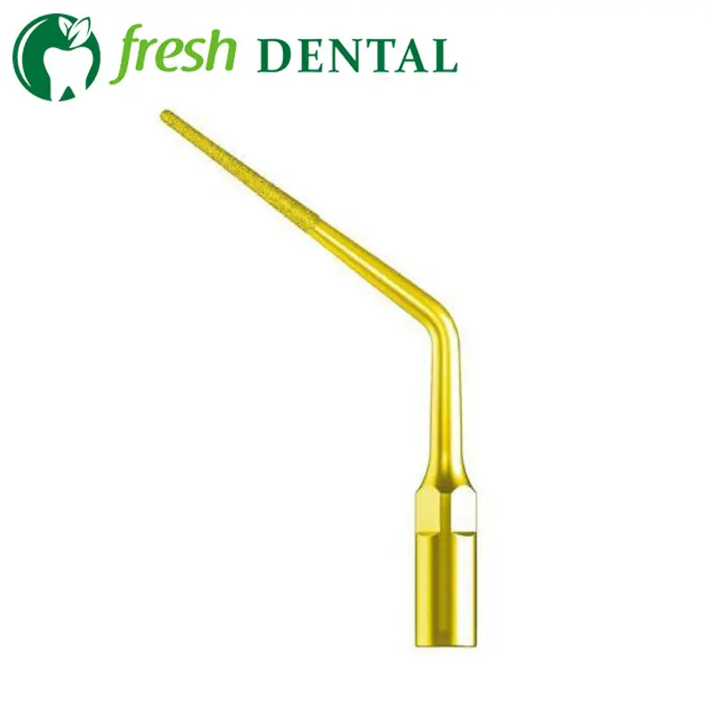5PCS Dental Scaler Scaling Tip E3DT E4DT E5DT New Dental Endodontic Golden Tip fit Woodpecker/EMS Scaler