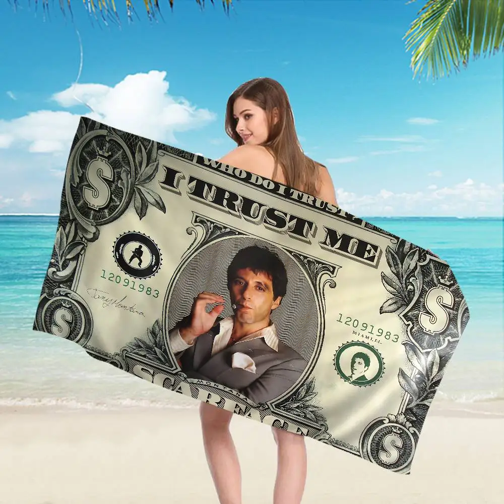 Movie Scarface Big Microfiber Beach Towels Quick Dry Towel Sand Beach Towels Pool Towel For Travel Swim Pool Yoga