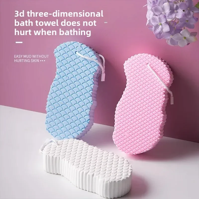 قوية التقشير منشفة استحمام الإسفنج الاستحمام الطين أداة المرأة الخاصة قوية الطفل الاستحمام الإسفنج منشفة للرضع