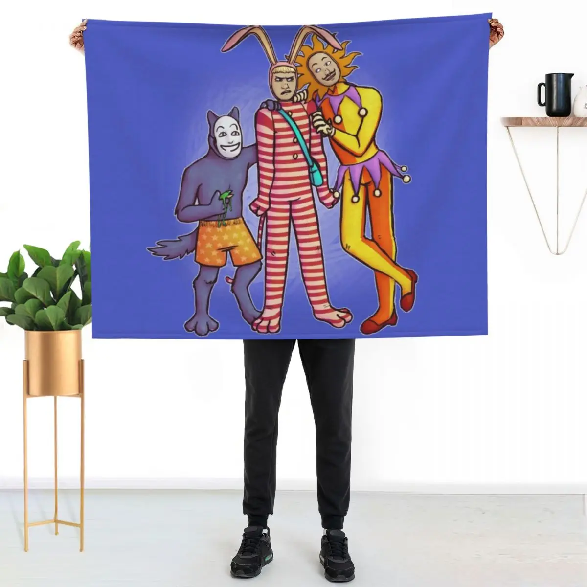 

Poppee the Performer Throw Blanket Spring Fall Cozy Throw Blanket for Couch