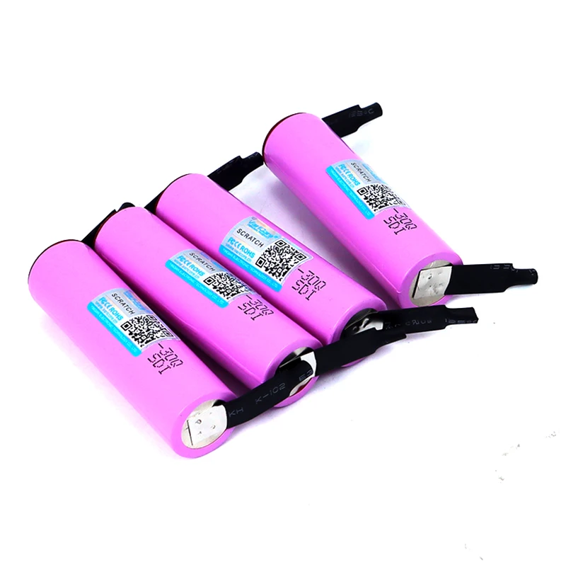 VariCore Novo 30Q 18650 3000mAh bateria recarregável 3.6V descarga 20A Max 35A baterias de energia DIY folha de níquel