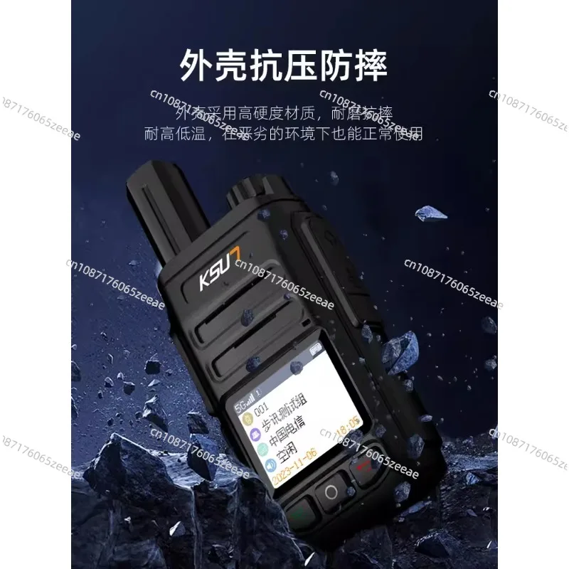 

KSUN ZL60 Zello Ptt 4G LTE 3G GSM Mobile Network 2 Way Poc Radio WiFi GPS Intercom Long Range Android Sim Card Walkie Talkie