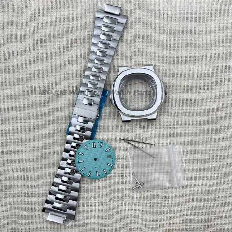 

NH35 Case 42mm Watch Accessories Luminous Dial Hands Stainless Steel for Nautilus NH35 NH36 Mechanical Movement MOD Parts